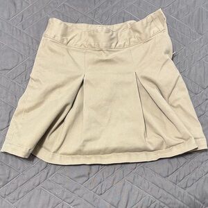 Cat & Jack Beige Uniform Skirt